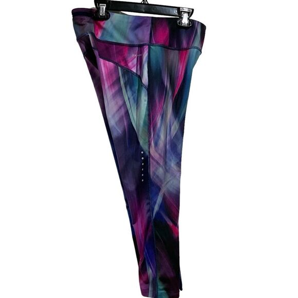 NIKE Dri Fit Running Yoga Leggings Multi-Color Size M - Picture 7 of 16